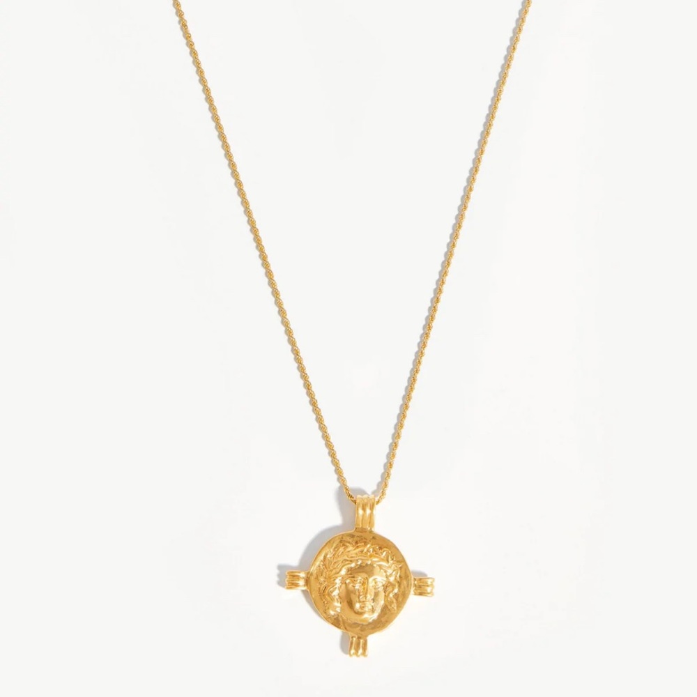 Missoma Gold Coin Necklace - Picture 2 of 9